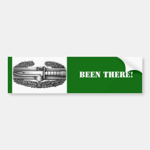 combat badge, BEEN THERE! Bumper Sticker