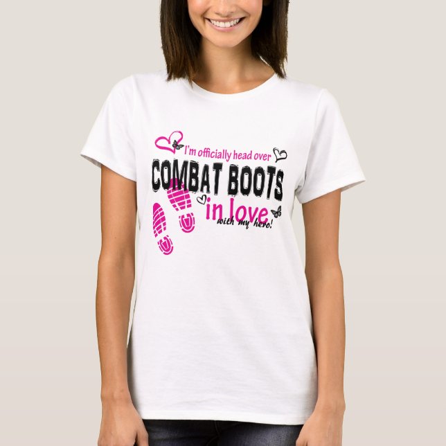Combat Boot Love T-Shirt (Front)