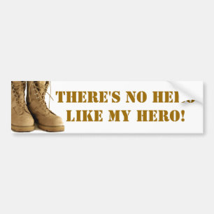 combat boots bumper sticker