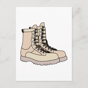 Combat Boots Postcard