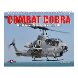 COMBAT COBRA - AH-1 Attack Helicopter Calendar