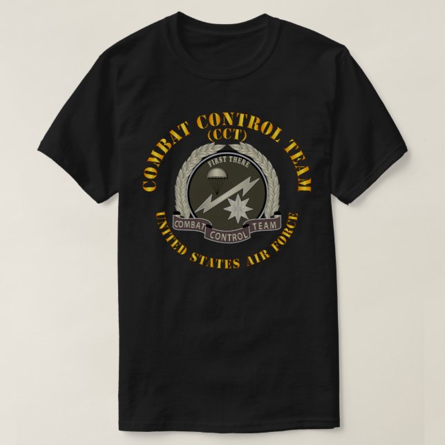 Combat Control Team Badge USAF X T-Shirt (Design Front)