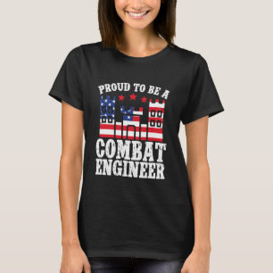 Combat Engineering Corps of Engineers Proud Combat T-Shirt