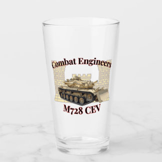 Combat Engineers M728 CEV Pint Glass