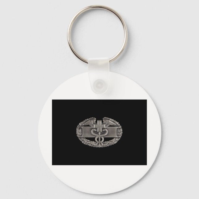 Combat Field Medical Badge (CFMB) Keychain (Front)