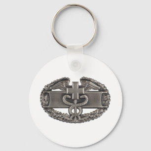 Combat Field Medical Badge (CFMB) Keychain