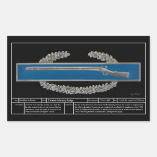 Combat Infantry Badge Technical Sticker
