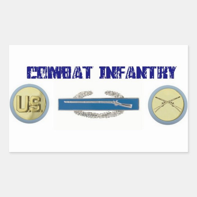 Combat Infantry Sticker (Front)