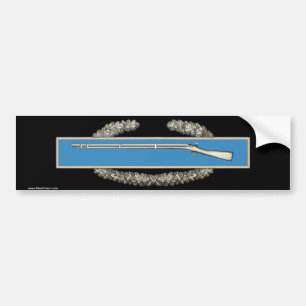 Combat Infantryman Badge Bumper Sticker