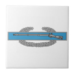 Combat Infantryman Badge CIB Army Veteran Tile