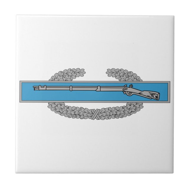 Combat Infantryman Badge CIB Army Veteran Tile (Front)