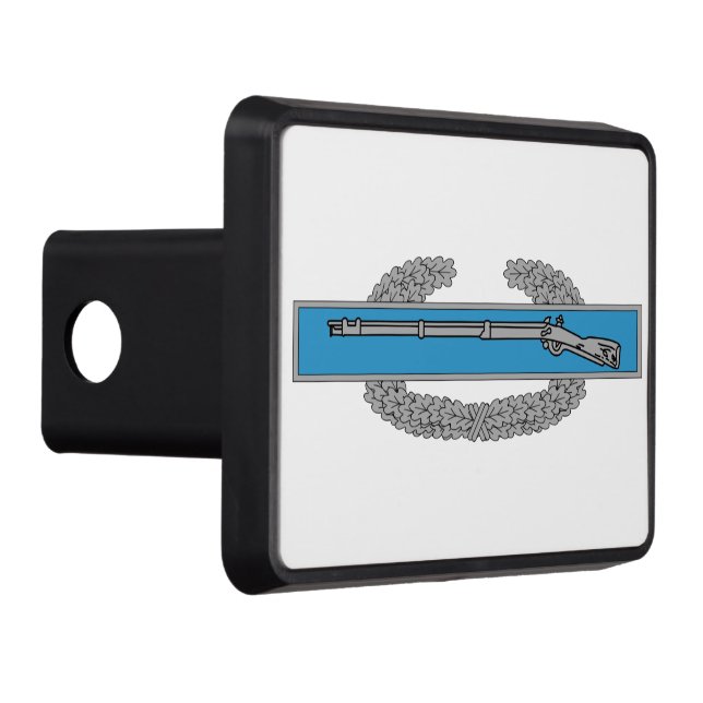 Combat Infantryman Badge CIB Army Veteran Trailer Hitch Cover (Right)