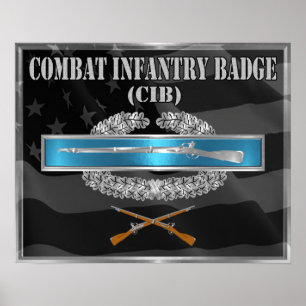 Combat Infantryman Badge (CIB)  Poster