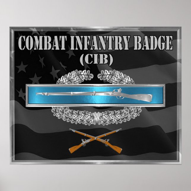 Combat Infantryman Badge (CIB)  Poster (Front)