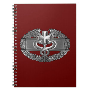 Combat Medic Badge Notebook