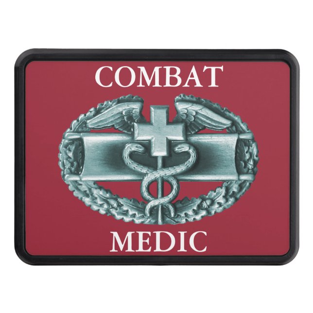 Combat Medical Badge Hitch Cover (Front)
