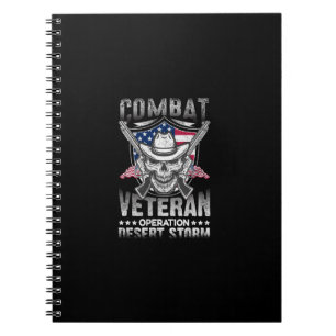 combat veteran operation desert storm notebook