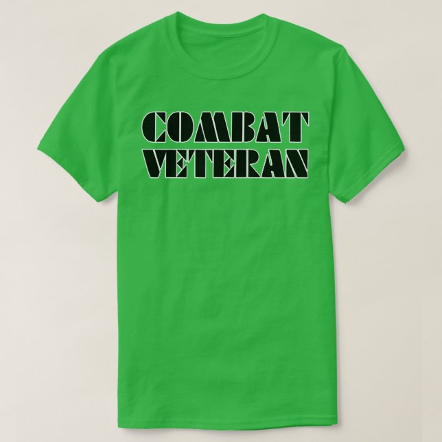 COMBAT VETERAN T-Shirt (Design Front)
