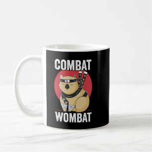 Combat Wombat Funny Coffee Mug