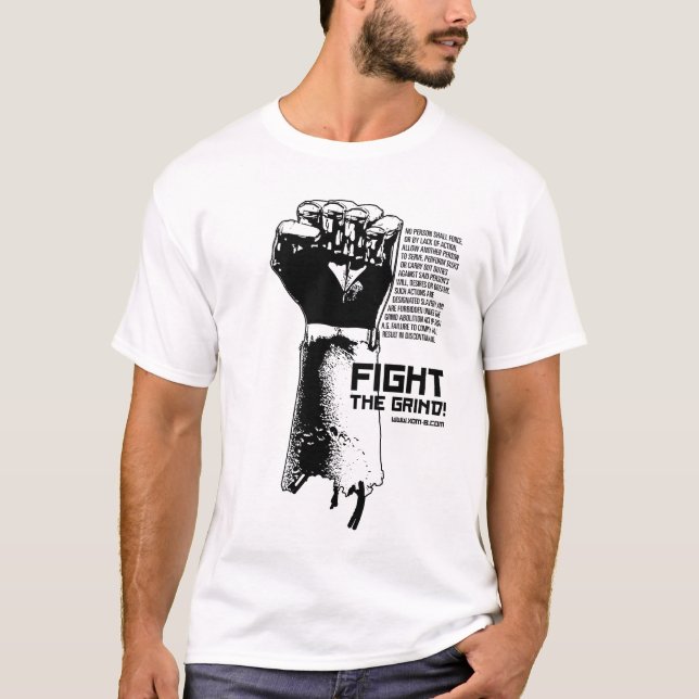 Combattez le morcellement - T-shirt de Xom-B (Devant)