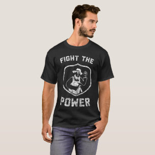 Combattez le T-shirt amish de l'électricité de
