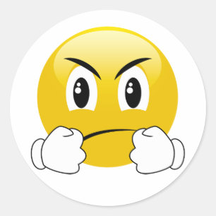 Combattons les Stickers Emoji Punching