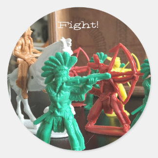 Combattre ! autocollant