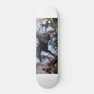 Combattre le skateboard du dragon noir