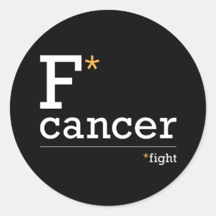 combattre les autocollants contre le cancer
