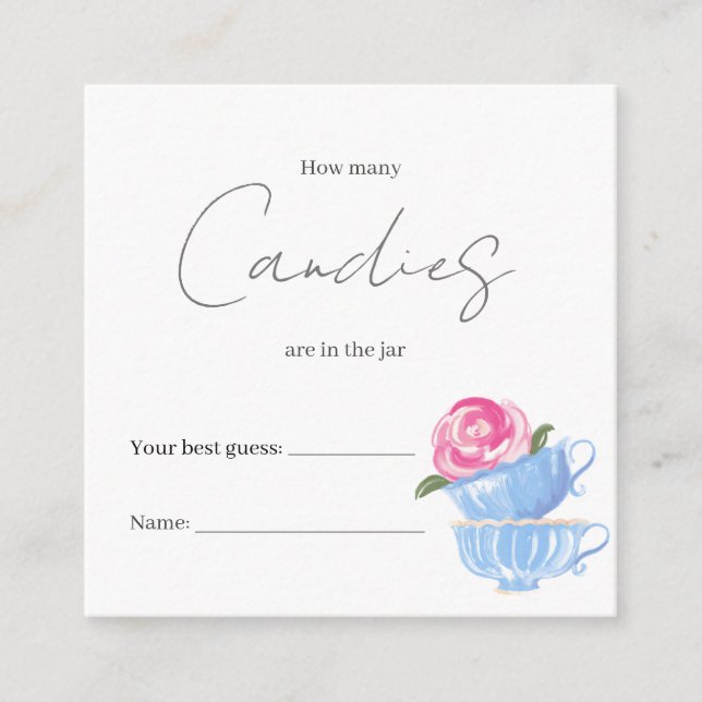 Combien sont dans la carte de boîtier Jar Shower (Devant)