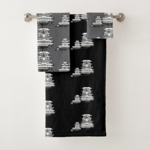 Combinaison gris noir Abri exotique 