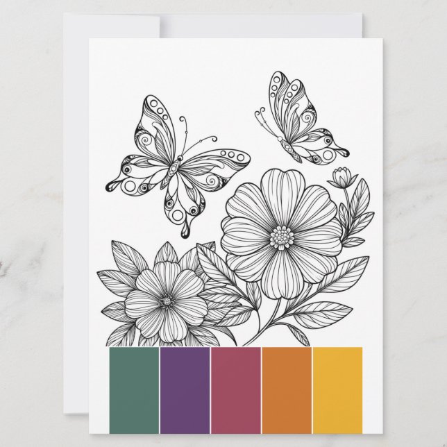 Combinaisons de couleurs Cartes Art Therapy (Devant)