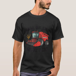 Combine Harvester Dibs On The Buddy Seat Kids Todd T-Shirt