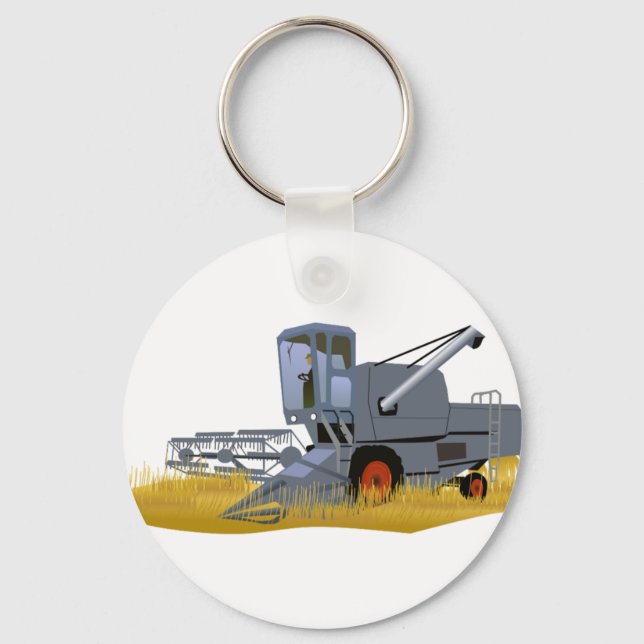 Combine Harvester Keychain (Front)