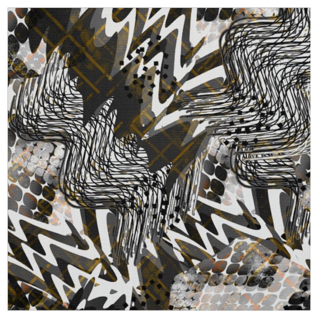 Combined, ethnic, African . Fabric (Swatch)