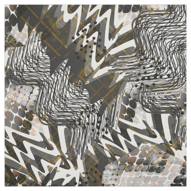 Combined, ethnic, African . Fabric (Swatch)