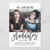 Combined Graduation Party Invitation