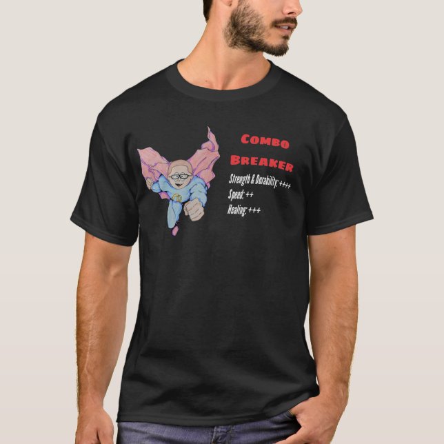 Combo Breaker Stats T-Shirt (Front)
