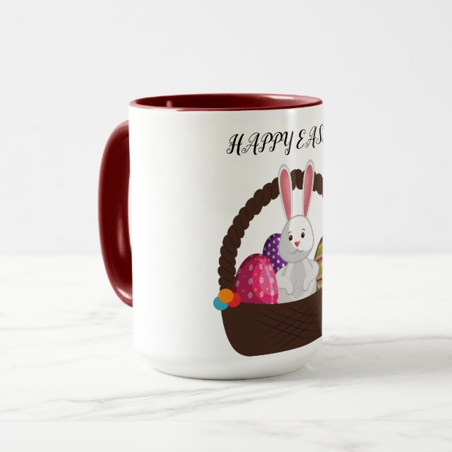 Combo de Pâques deux tonneaux. Mug (Devant gauche)