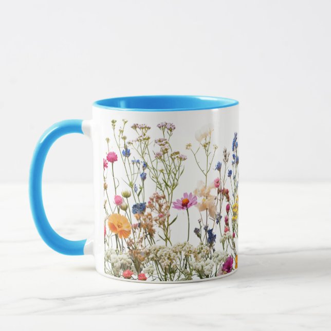 Combo Mug 11 oz (blue) (Left)