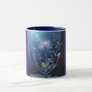 Combo Mug, 11oz (Twilight Flower-5) Mug