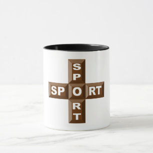 Combo Mug  325 ml  noir  CHOCOLAT  SPORT