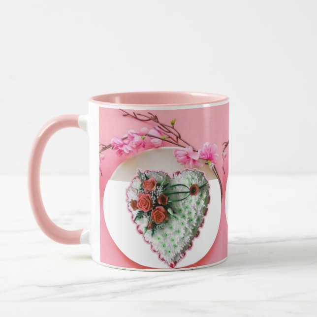 combo mug, 3D digital design mug (Left)