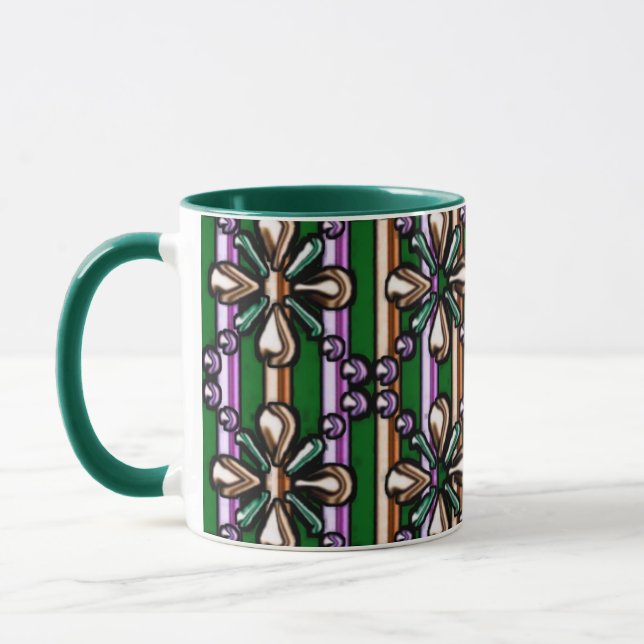combo mug, 3D digital design mug (Left)