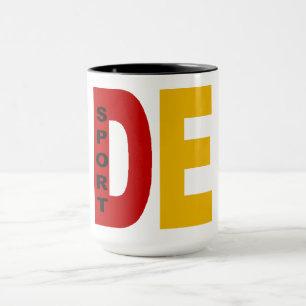 Combo Mug 444 ml black GERMANY SPORT