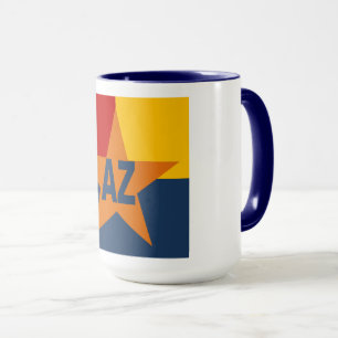 Combo Mug 444 ml white/navy blue ARIZONA