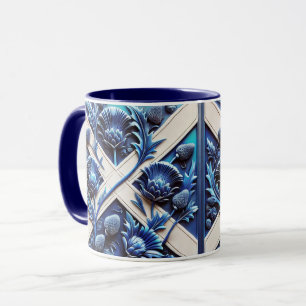 Combo Mug avec Scottish Thistles Design