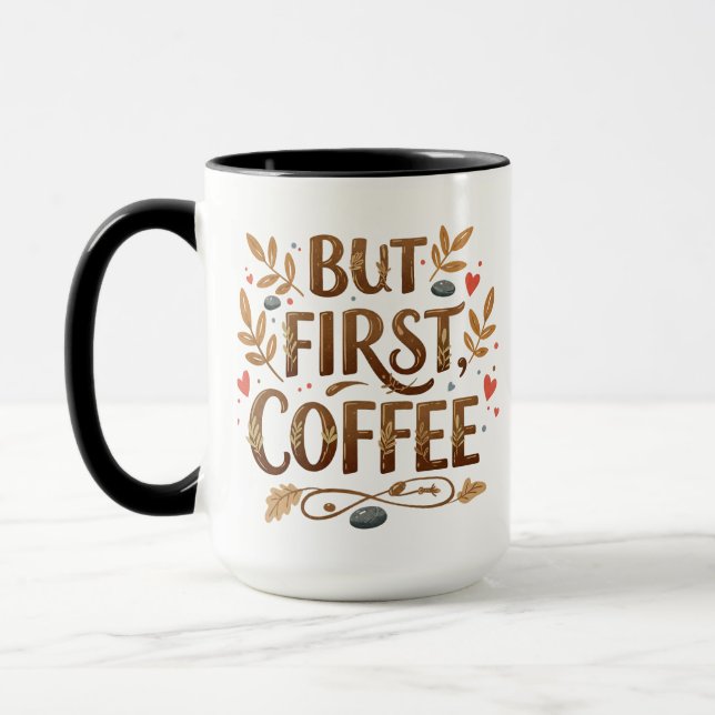 Combo Mug for Coffee Lovers (Left)