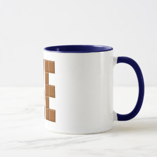 COMBO MUG navy blue EUROPE CHOCOLAT