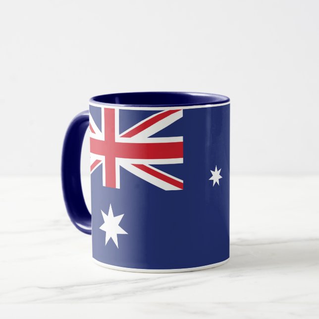 Combo Mug Of Australia Flag (Front Left)
